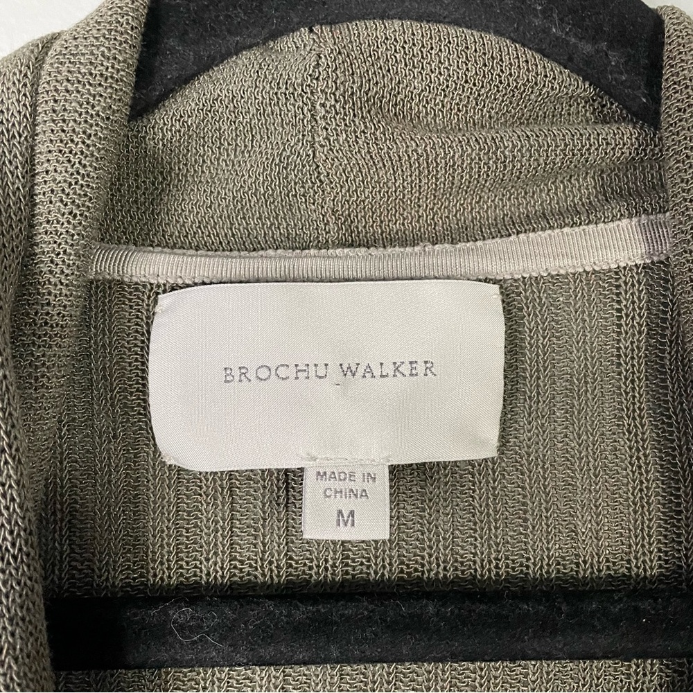 Brochu Walker Knit Preppy Business Casual Office Cardigan Sweater Size Medium - Picture 3 of 5